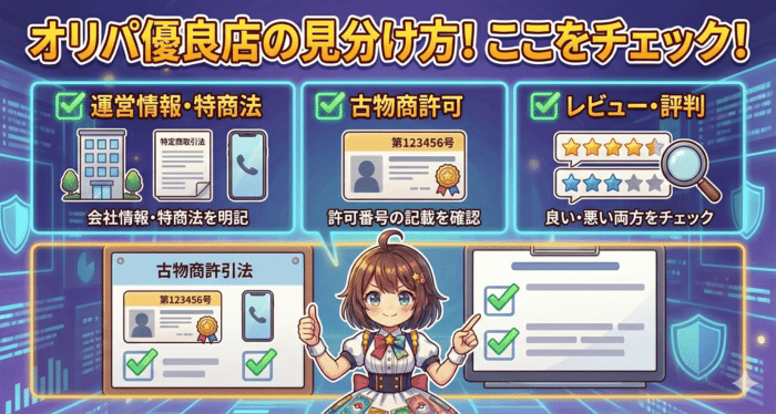 オリパ詐欺のない優良店の見分け方！