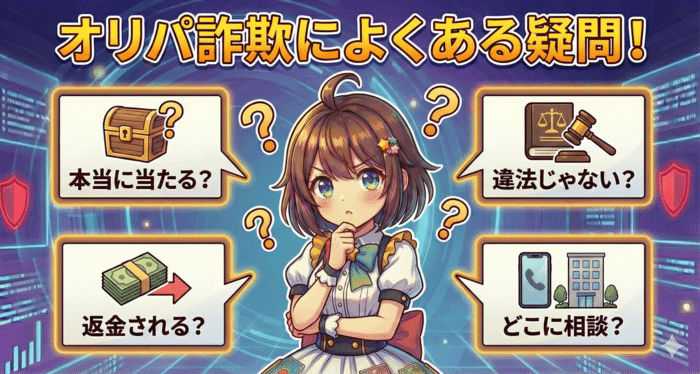 オリパ詐欺に関するよくある疑問