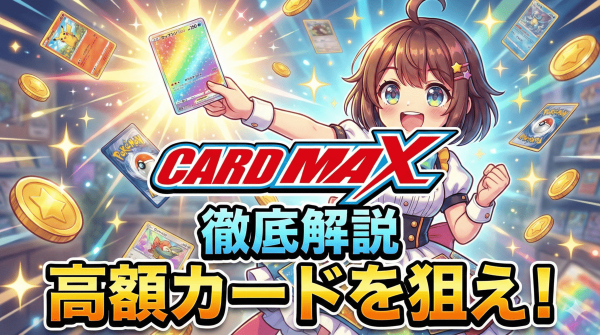 【CARDMAX】オリパで高額カードを狙え！当たる確率、評判、リスクまで完全解説