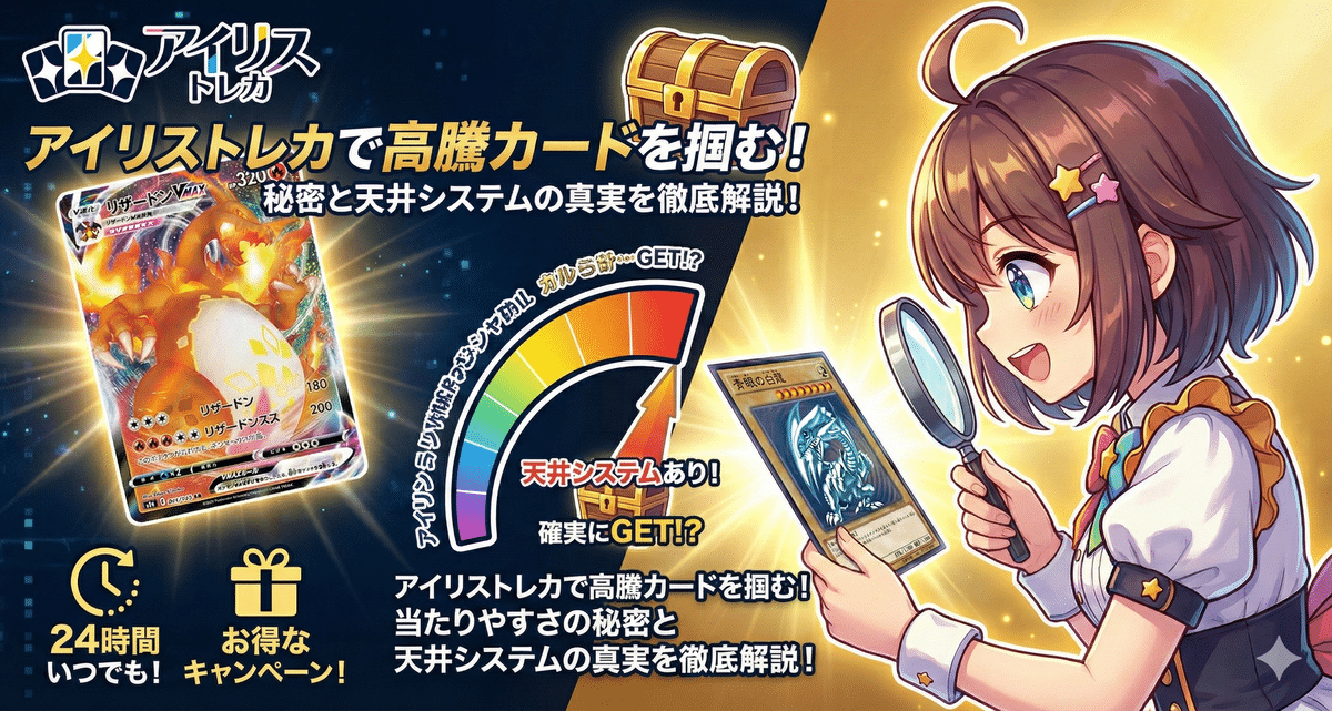 アイリストレカで高騰カードを掴む！当たりやすさの秘密と天井システムの真実を徹底解説