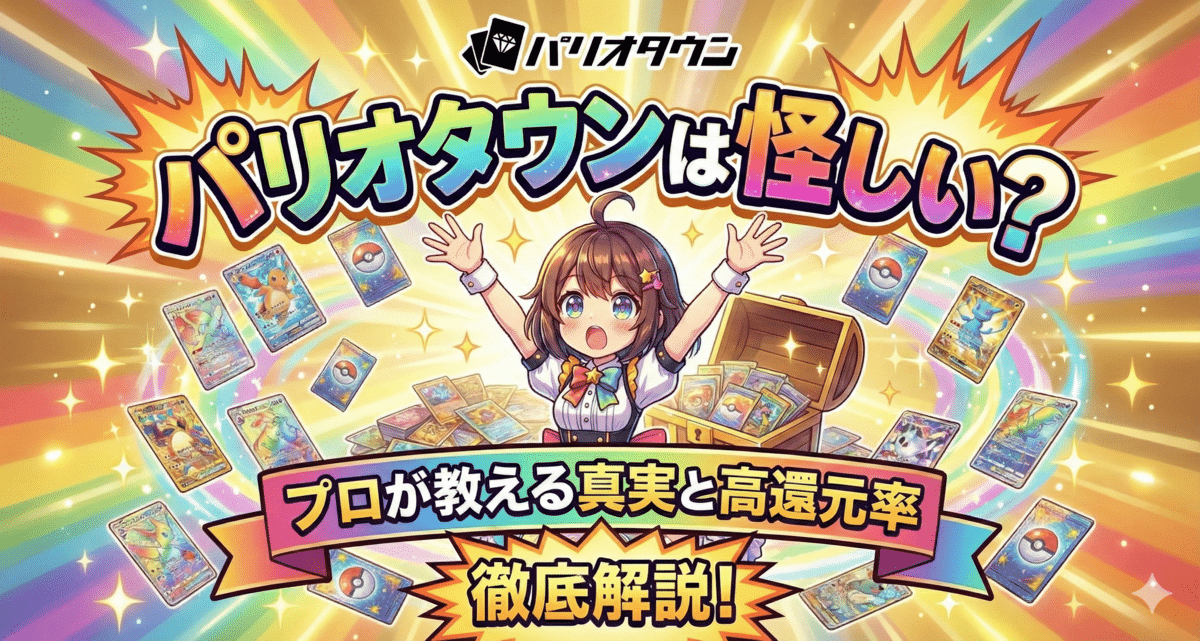 パリオタウンは怪しい？高還元率オリパの真実と安全性をプロが徹底解説！